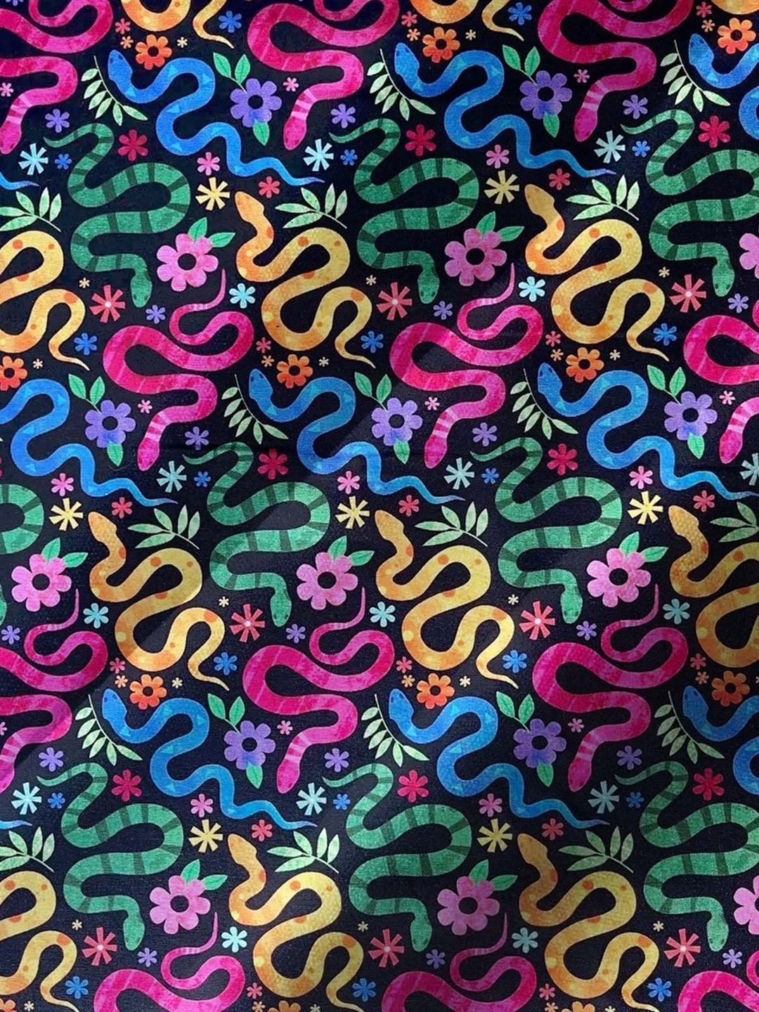 Alohadaddy® Casual Snake Print Art Pocket Elastic Men&