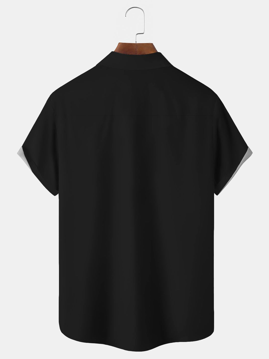 Camisa de manga corta con bolsillo abotonado y estampado 3D de letras a rayas estilo bolos retro de Alohadaddy para hombre, talla grande y alta