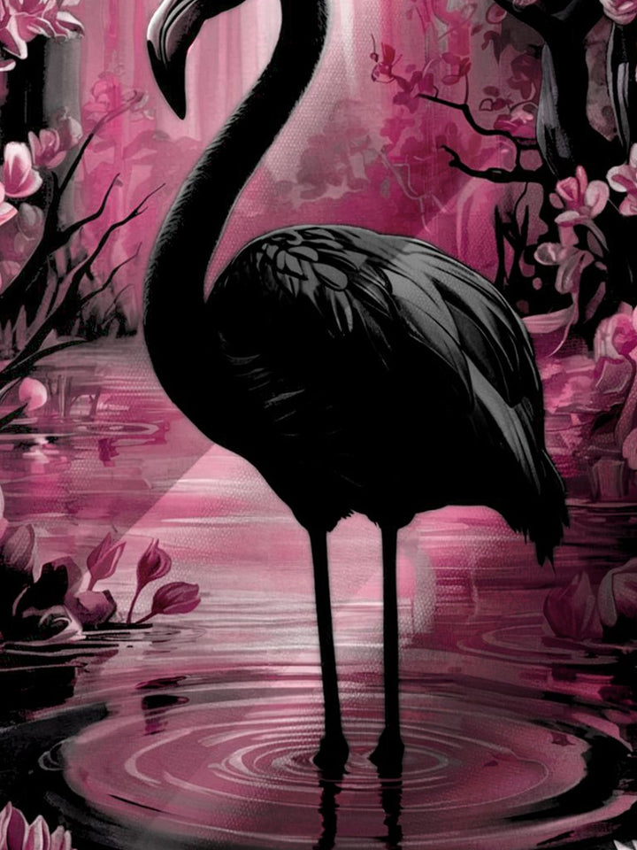 Alohadaddy® Casual Flamingo Flower Art Print Stretch Men&