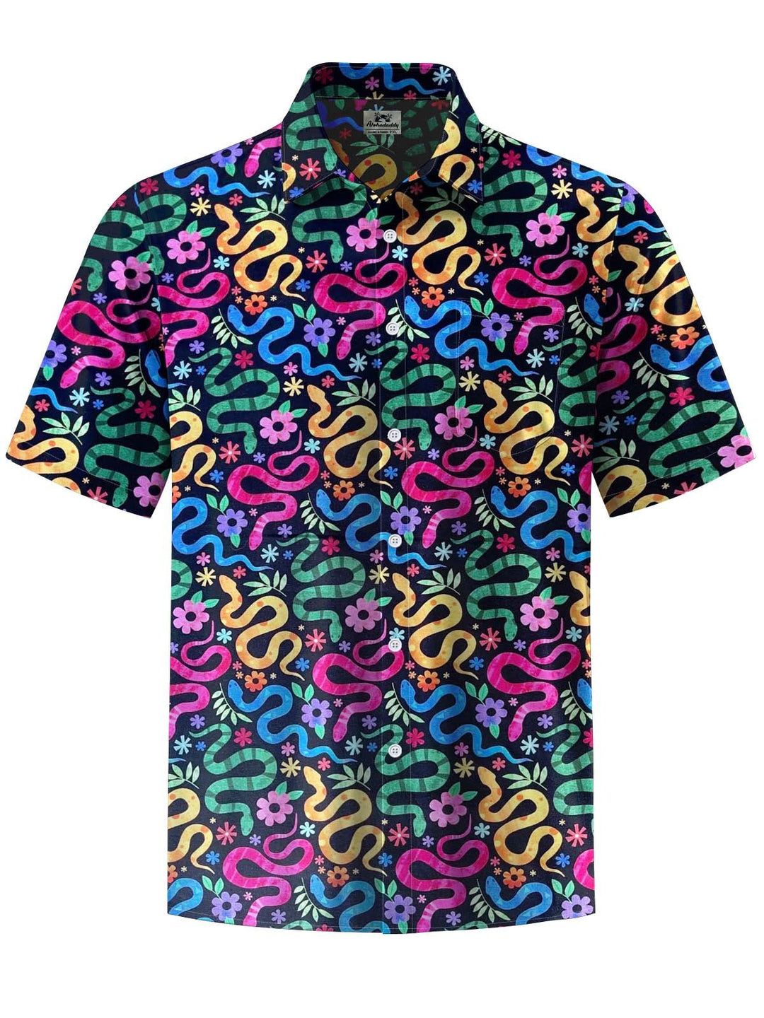 Alohadaddy® Casual Snake Print Art Pocket Elastic Men&