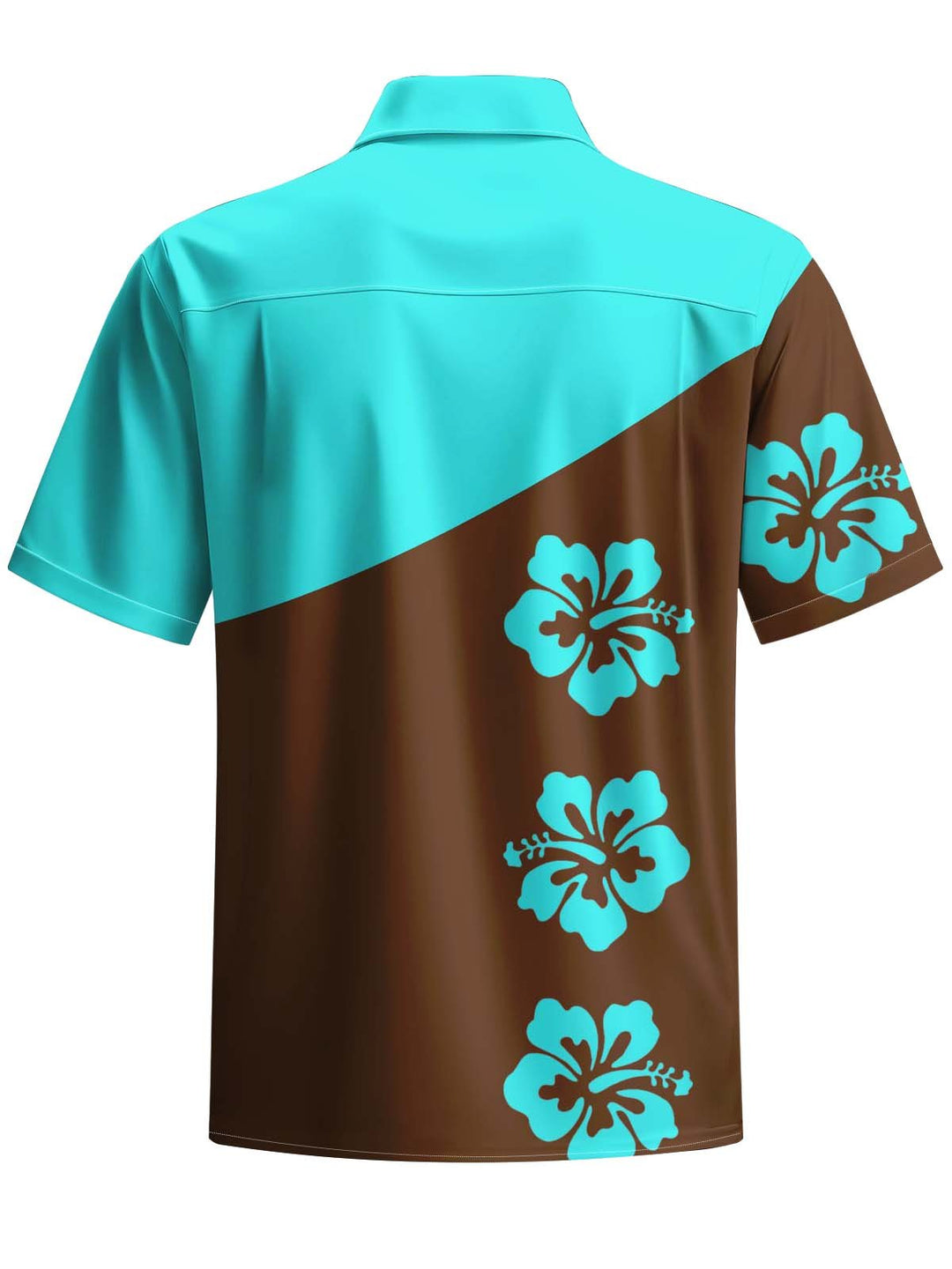Alohadaddy® Casual Colorblock Floral Print Art Pocket Stretch Men&