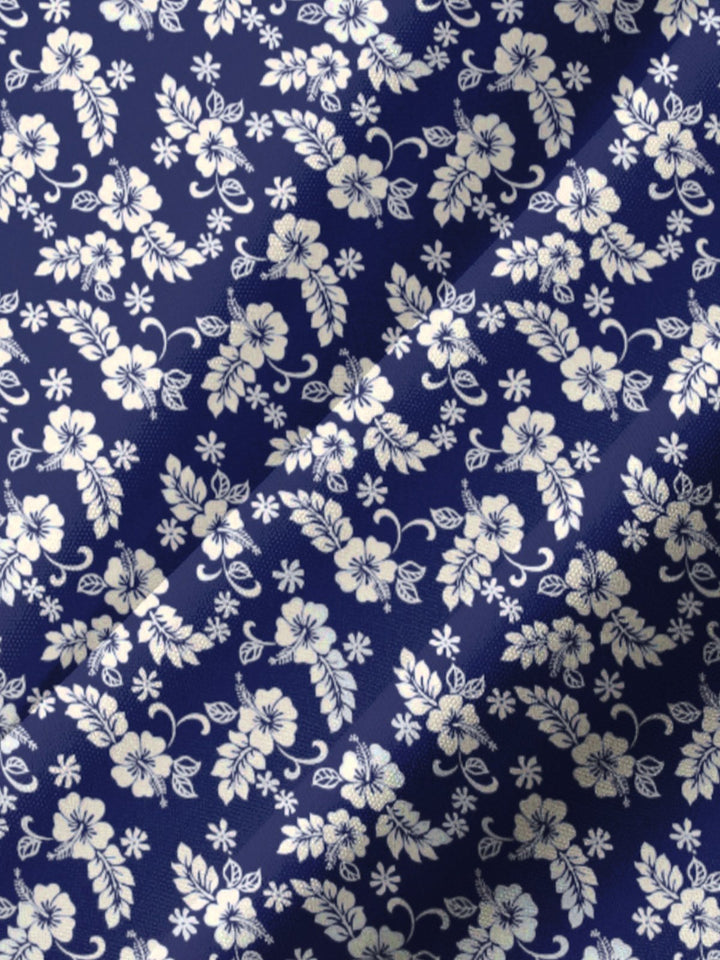 Alohadaddy® Casual Floral Print Pocket Stretch Men&