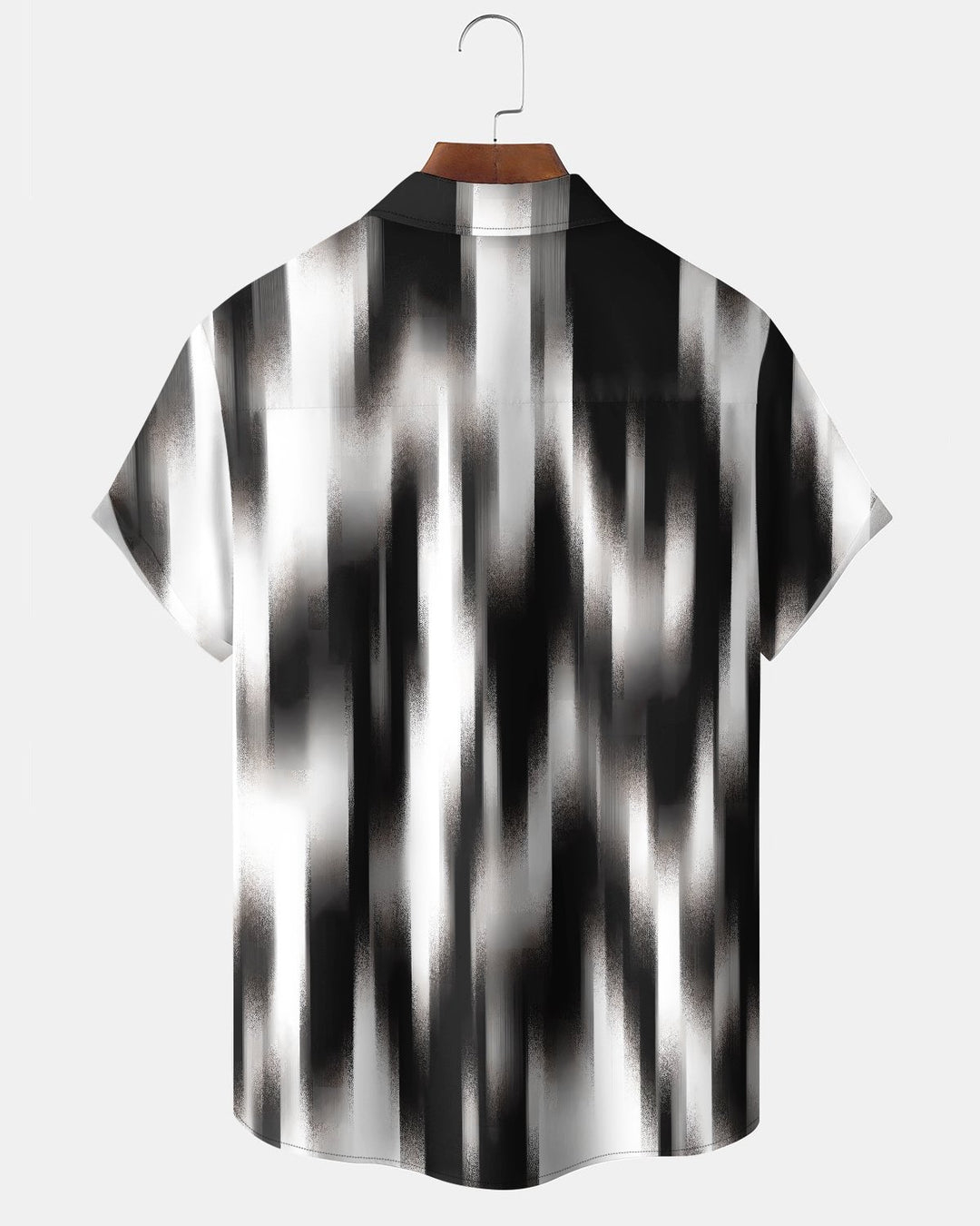 Alohadaddy® Casual Abstract Print Art Button Pocket Cardigan Men&