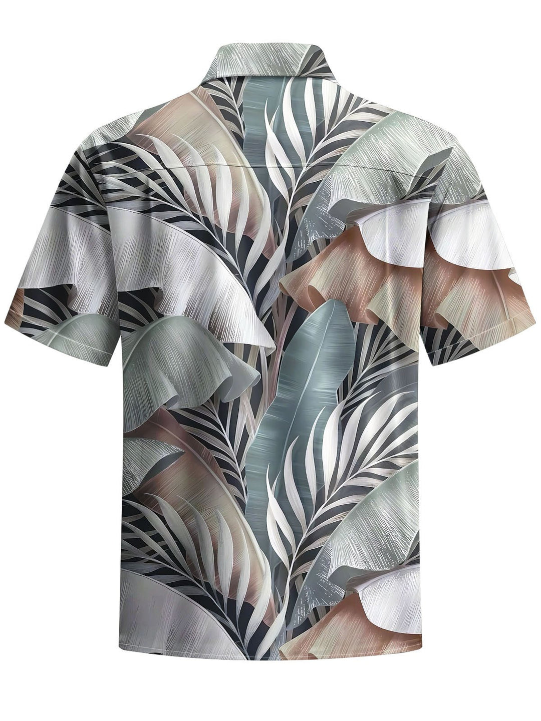Alohadaddy® Hawaii Tropical Plant Leaves Print Moisture-wicking Men&
