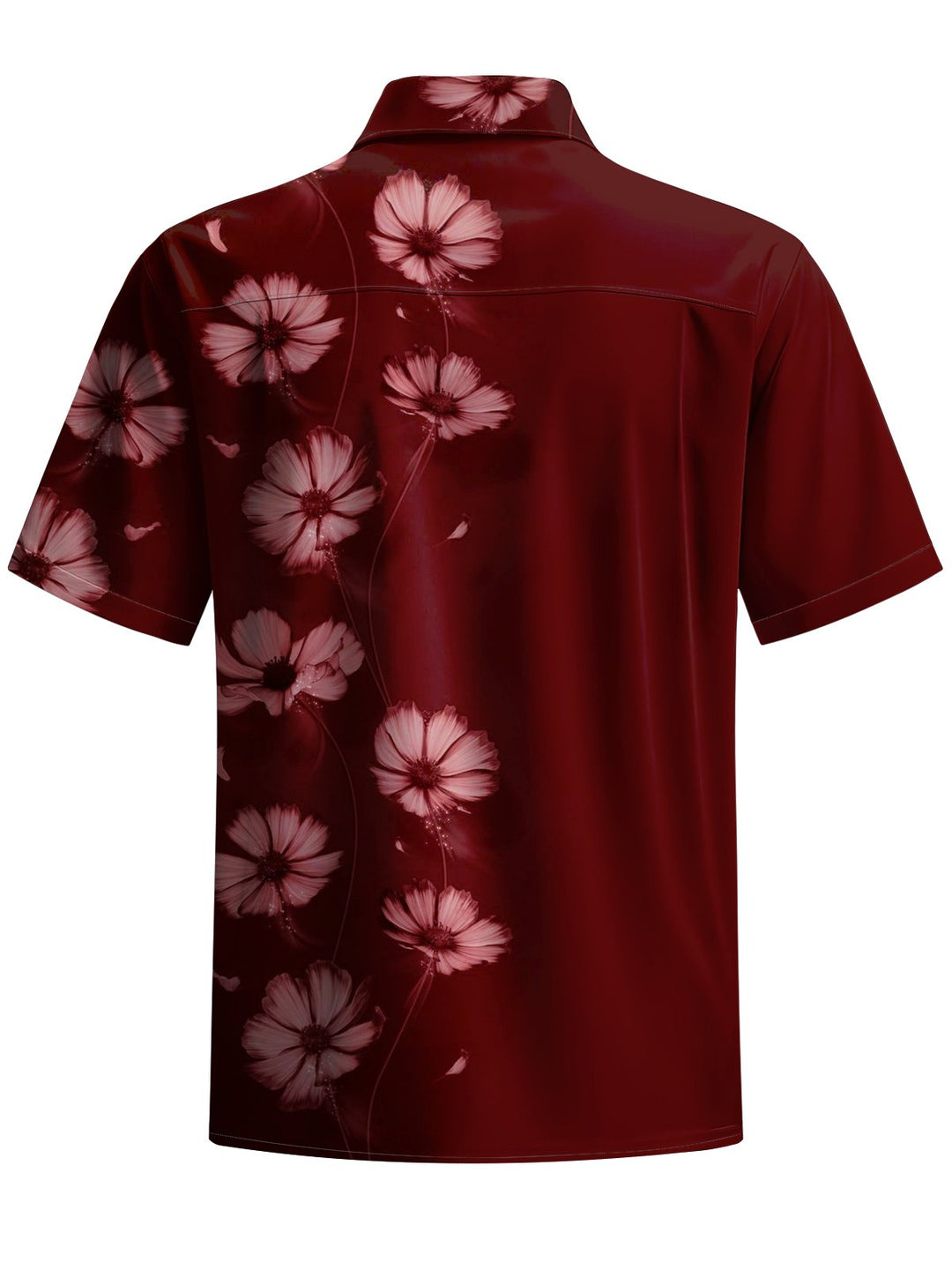 Alohadaddy® Vintage Floral Print Art Pocket Stretch Men&