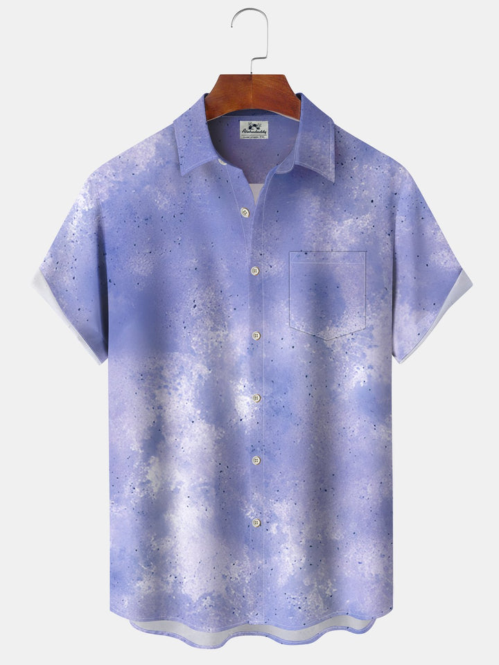 Alohadaddy® Vintage Abstract Textured Art Print Pockets Stretch Men&