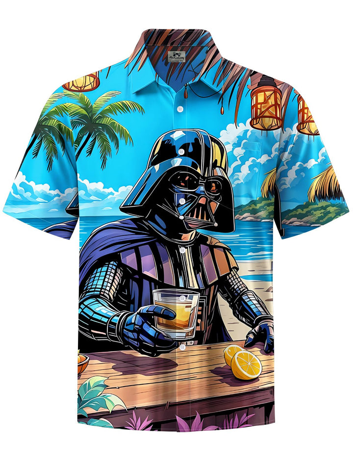 Alohadaddy® Hawaii Star Wars Print Pockets Stretch Large Size Men&
