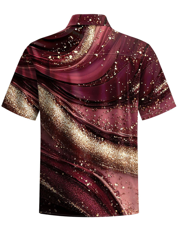 Alohadaddy® Casual Retro Abstract Print Moisture-wicking Men&