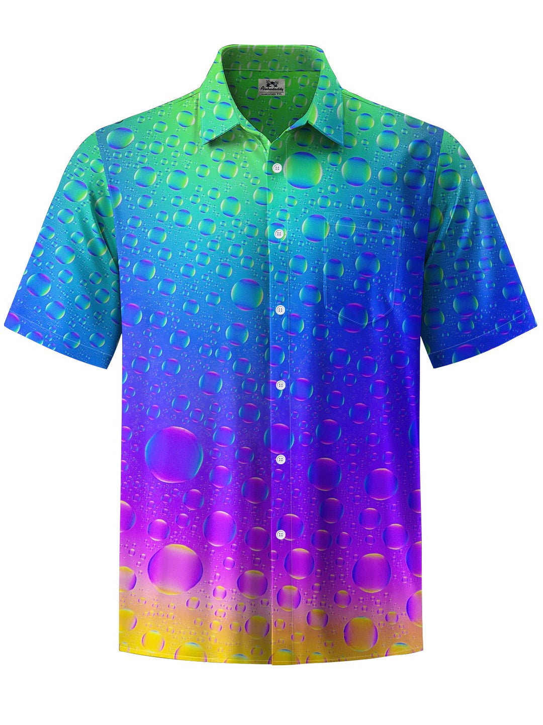 Alohadaddy® Casual Ombre Bubble Print Pocket Stretch Men&