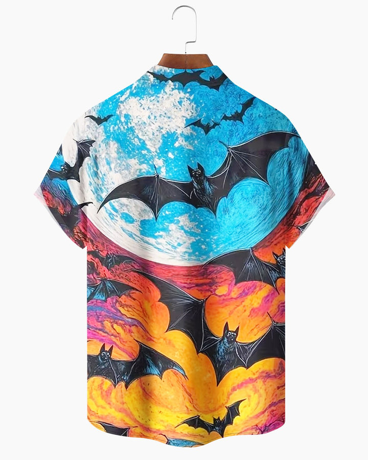 Alohadaddy® Halloween Bat Print Men&