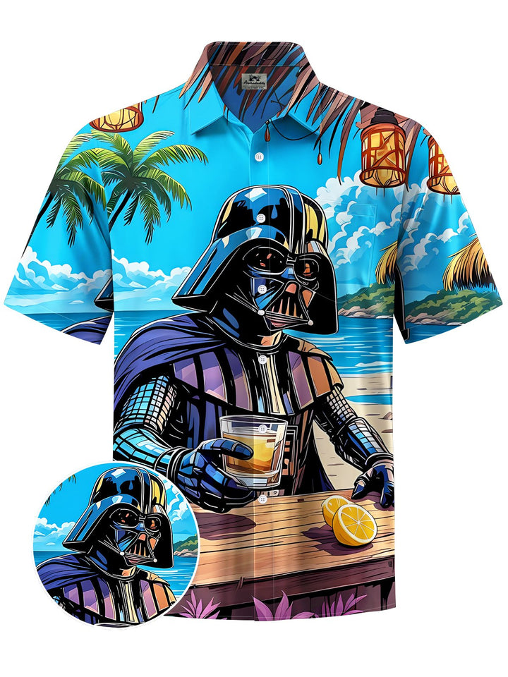 Alohadaddy® Hawaii Star Wars Print Pockets Stretch Large Size Men&