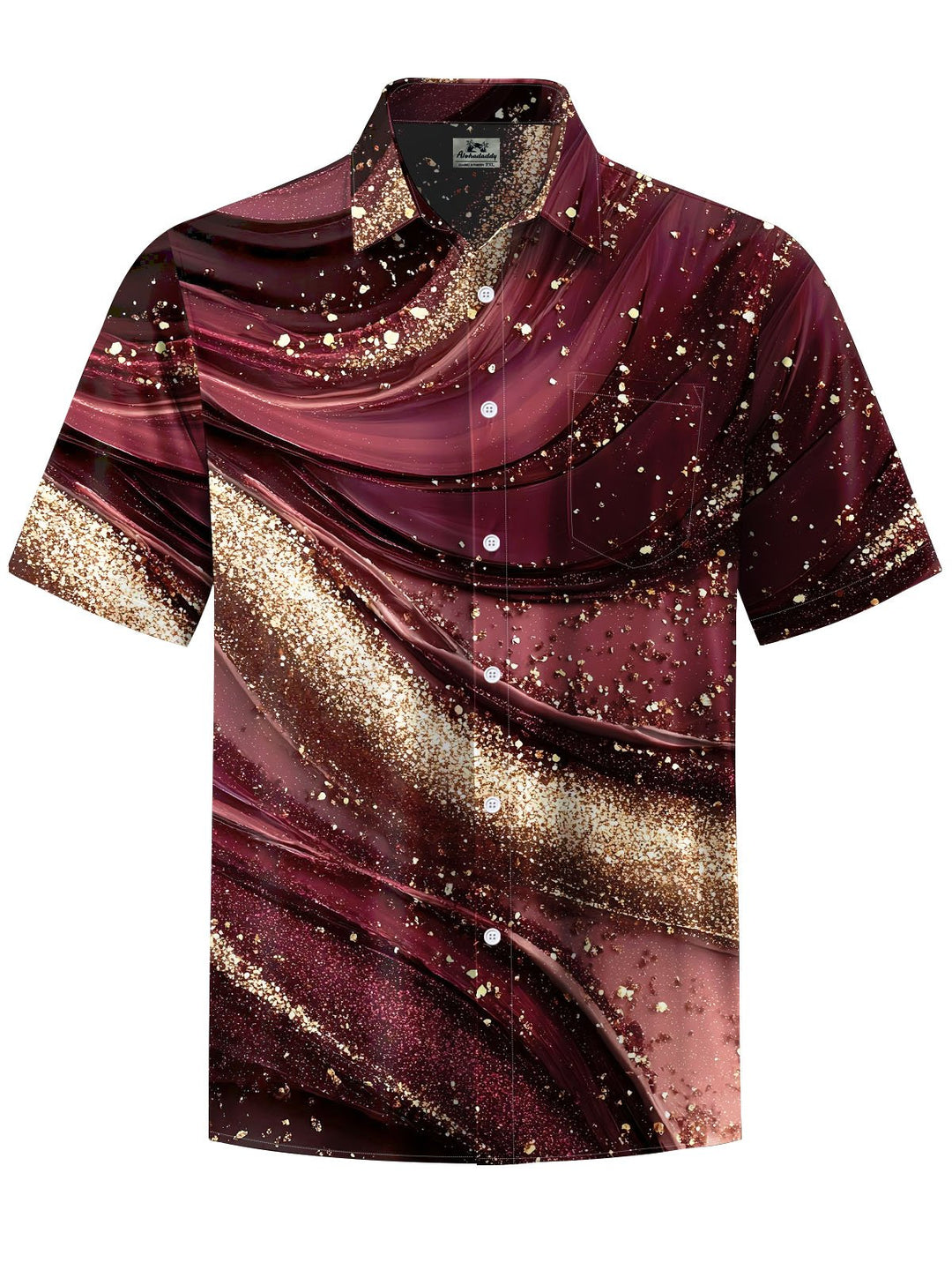 Alohadaddy® Casual Retro Abstract Print Moisture-wicking Men&