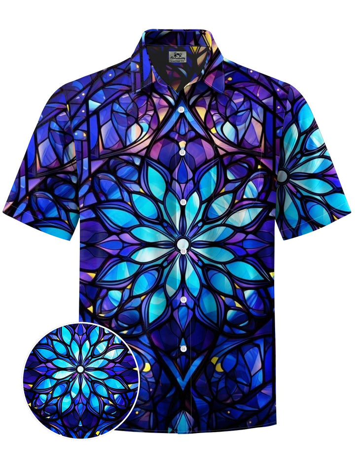 Alohadaddy® Casual Gothic Geometric Print Art Moisture Wicking Men&