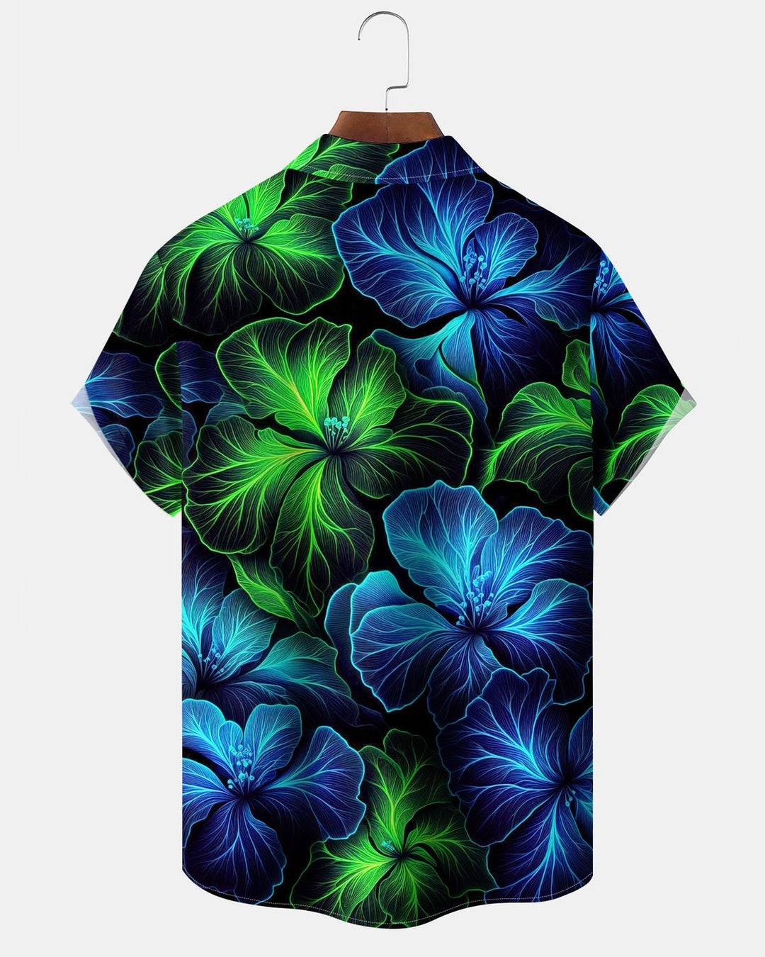 Alohadaddy® Casual Floral Print Art Pocket Button Cardigan Men&