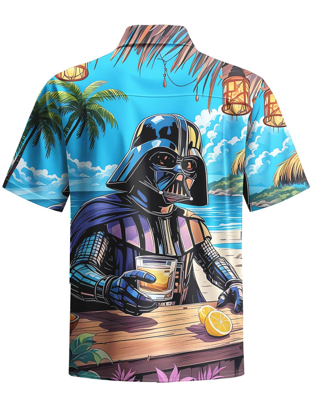 Alohadaddy® Hawaii Star Wars Print Pockets Stretch Large Size Men&