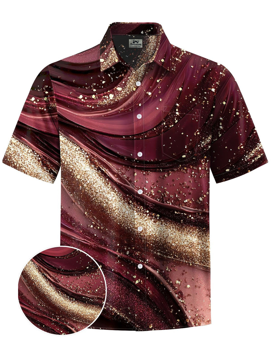 Alohadaddy® Casual Retro Abstract Print Moisture-wicking Men&