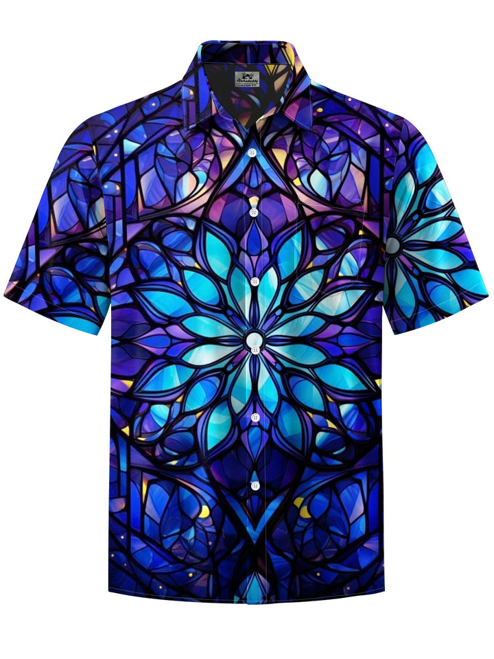 Alohadaddy® Casual Gothic Geometric Print Art Moisture Wicking Men&