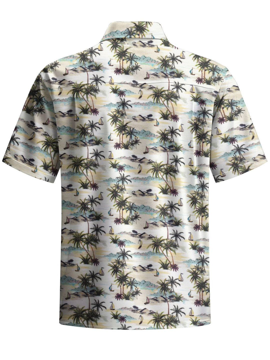 Alohadaddy® Hawaiian Palm Tree Art Print Pocket Stretch Men&