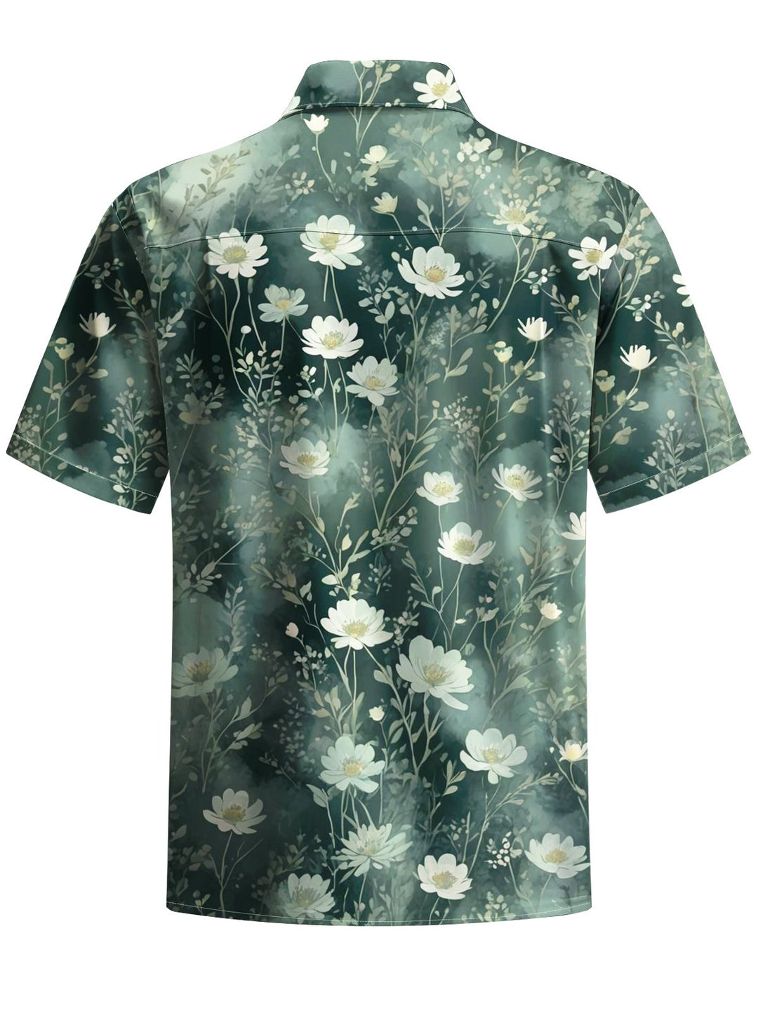 Alohadaddy® Hawaiian Floral Art Print Moisture Wicking Men&
