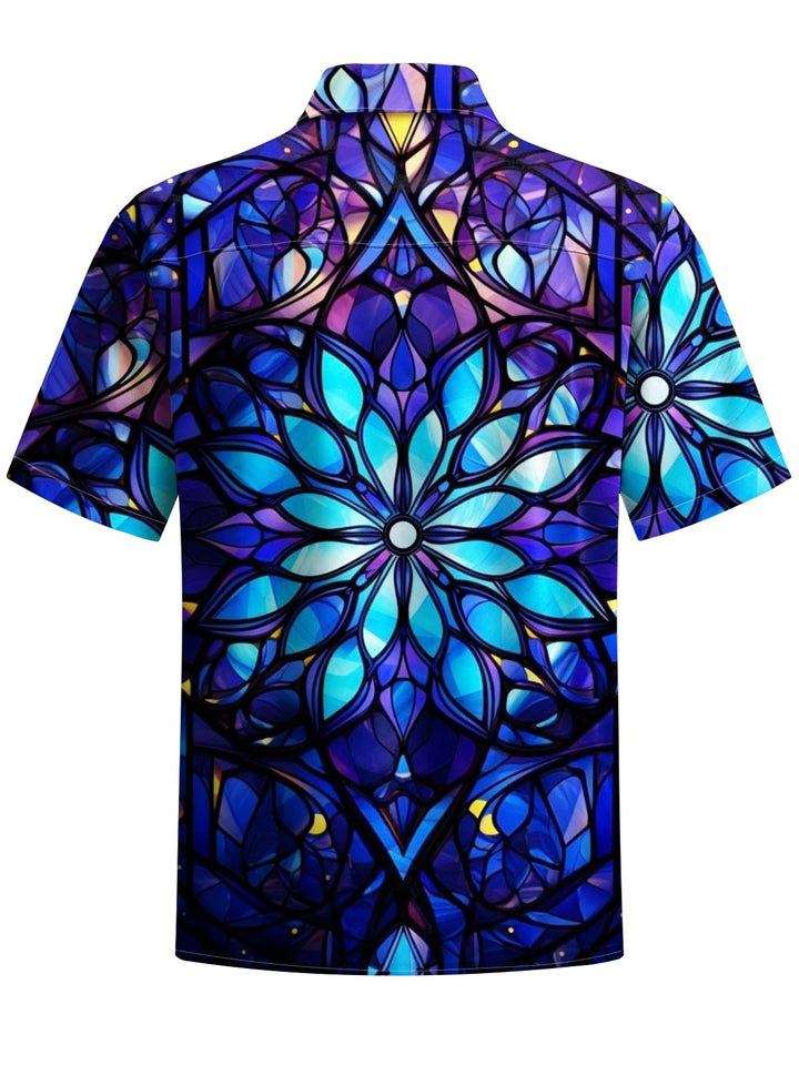 Alohadaddy® Casual Gothic Geometric Print Art Moisture Wicking Men&