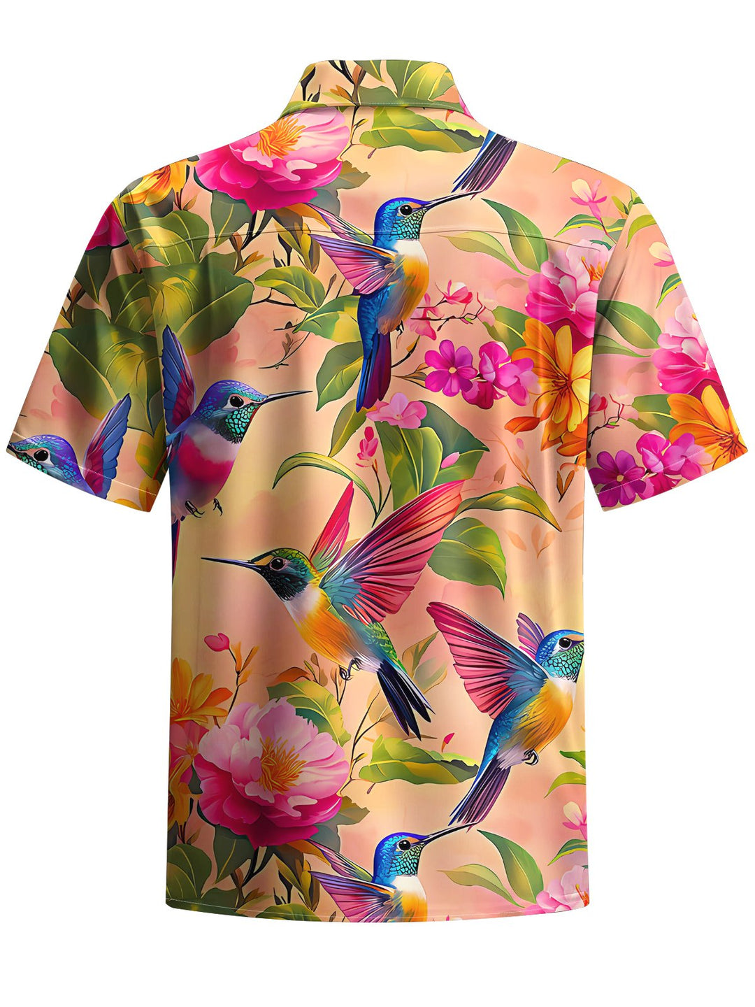 Alohadaddy® Hawaiian Bird Art Print Chest Pocket Men&