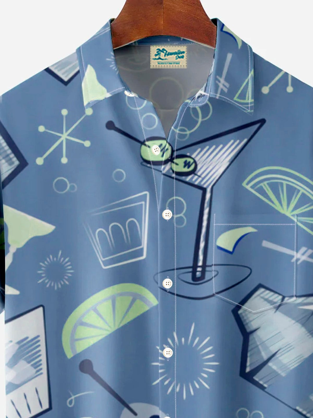Alohadaddy Hawaiian Cocktail 3D Digital Print Men&