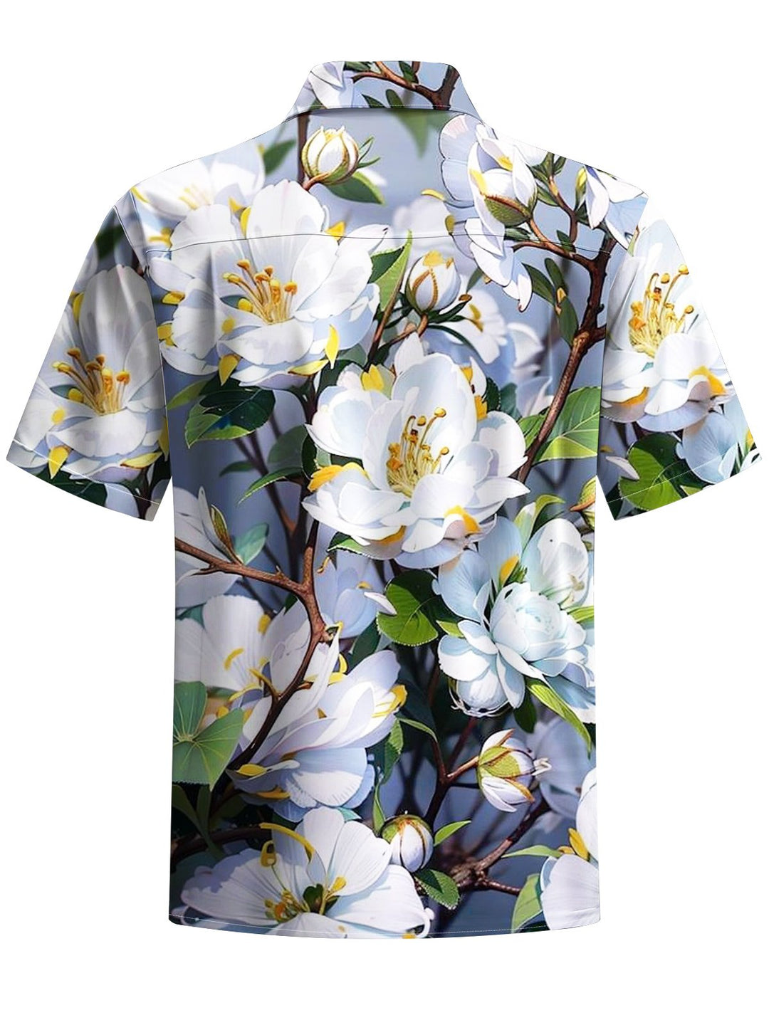 Alohadaddy® Hawaiian Flowers Art Print Moisture Wicking Men&