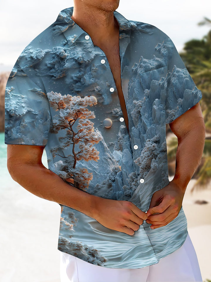 Alohadaddy® Vintage 3D Embossed Art Print Pocket Stretch Men&