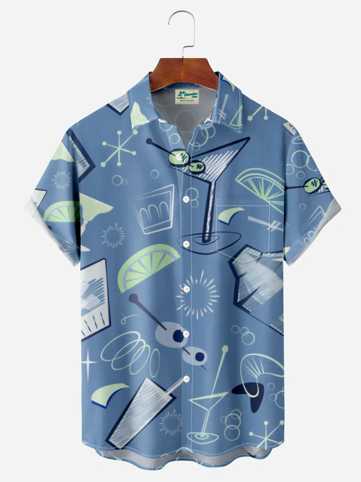 Alohadaddy Hawaiian Cocktail 3D Digital Print Men&
