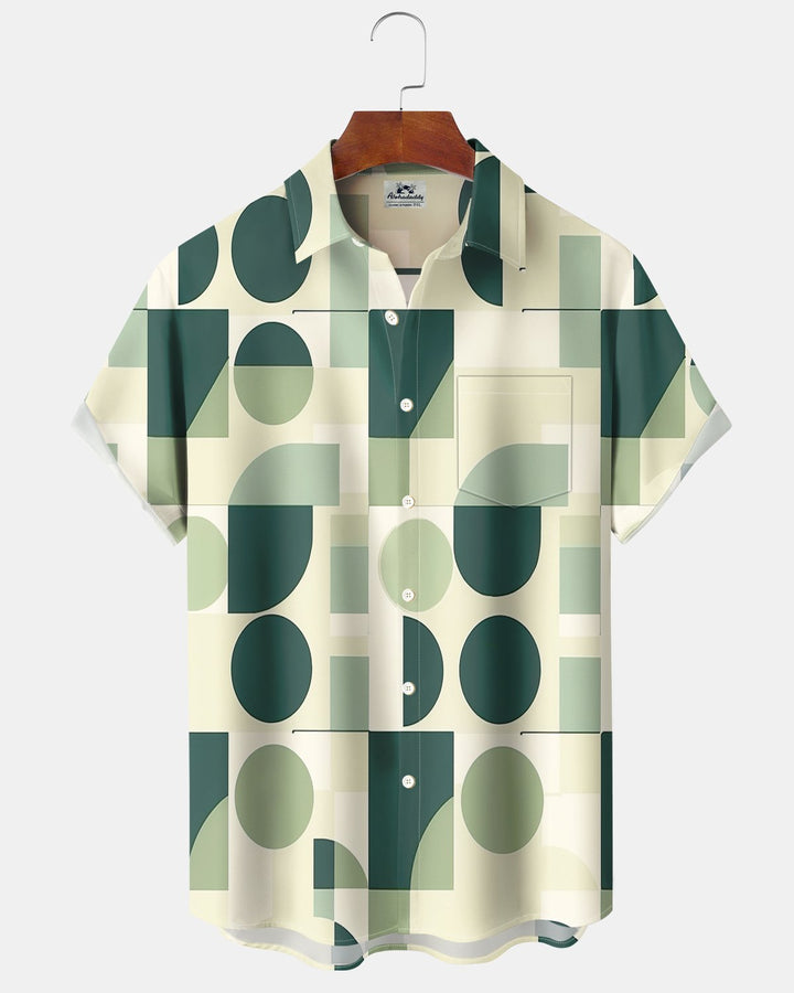 Alohadaddy® Casual Geometric Print Men&