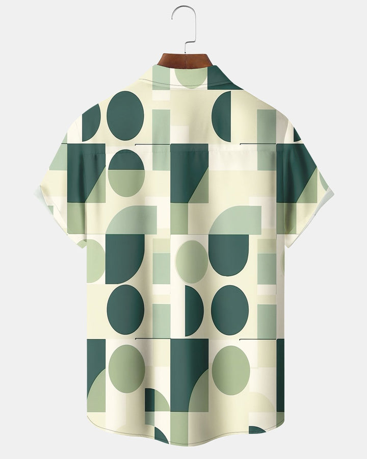 Alohadaddy® Casual Geometric Print Men&