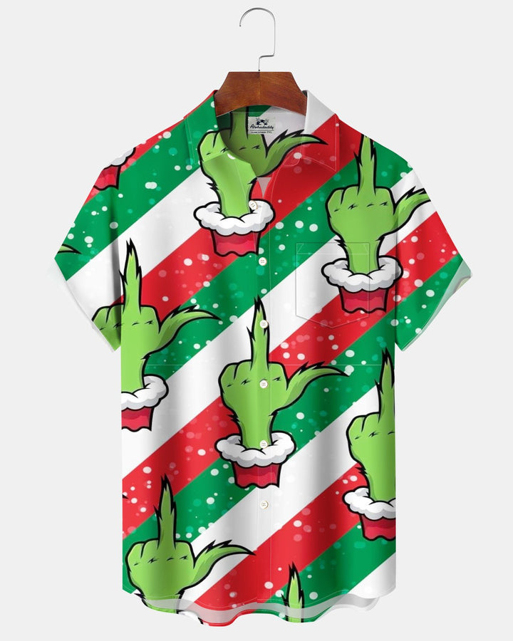 Alohadaddy® Holiday Christmas Fun Gesture Print Men&