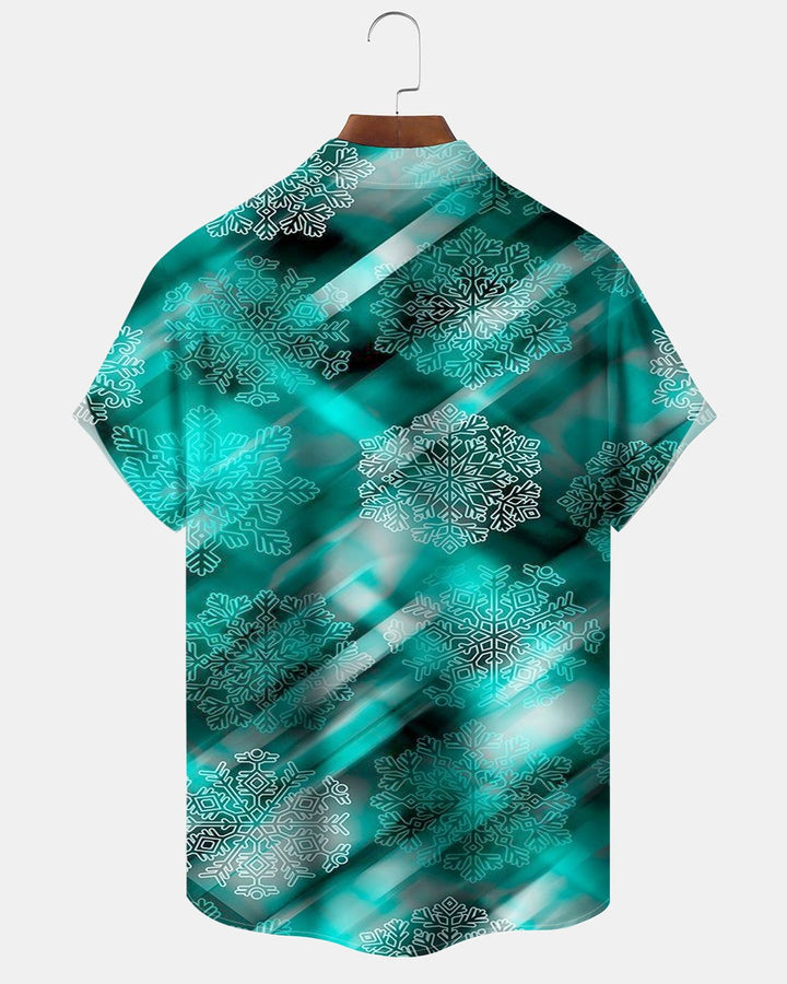 Alohadaddy® Casual Abstract Neon Flower Print Men&