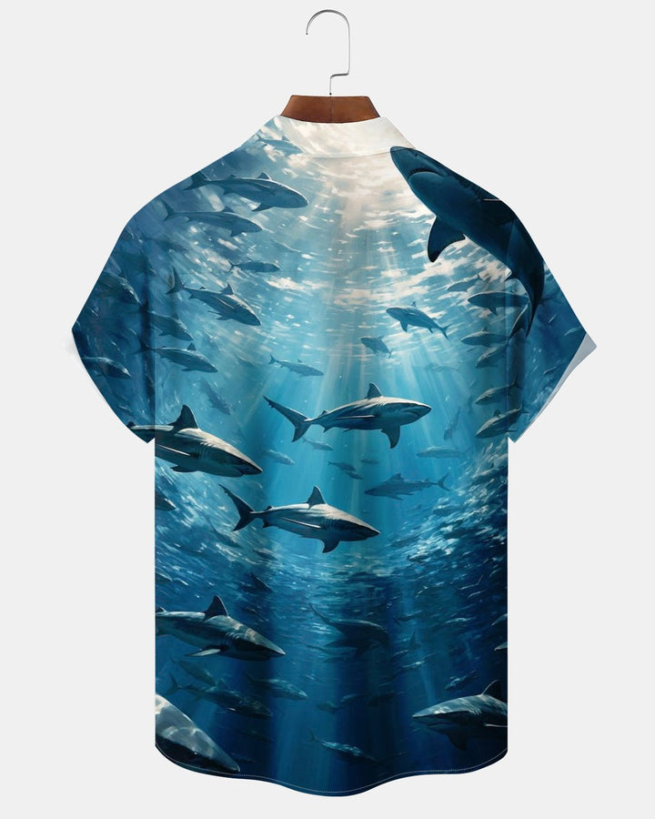 Alohadaddy® Casual Ocean Fish Sunshine Print Men&