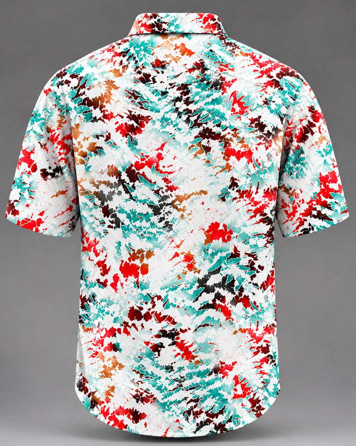 Alohadaddy® Casual Abstract Art Graffiti Print Men&