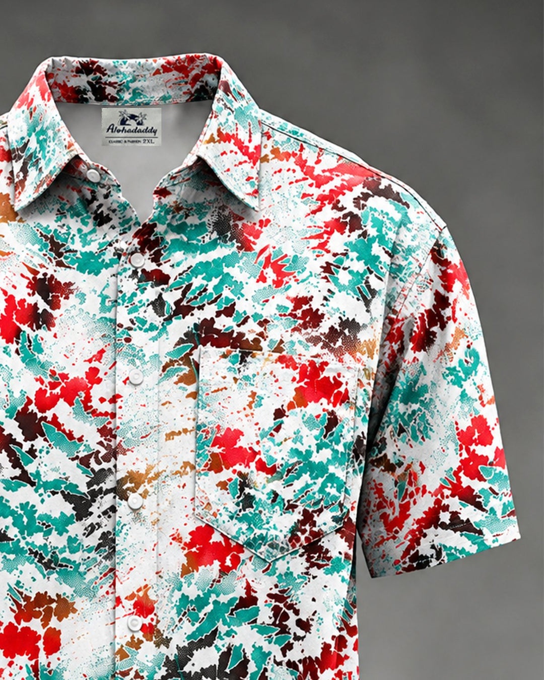 Alohadaddy® Casual Abstract Art Graffiti Print Men&