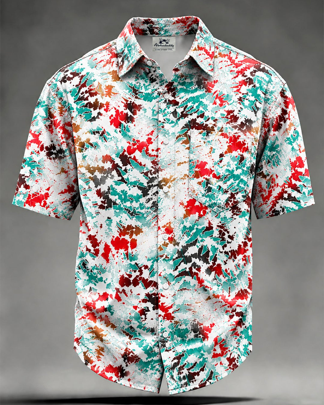 Alohadaddy® Casual Abstract Art Graffiti Print Men&