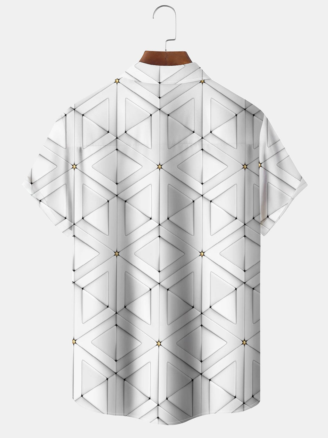 Alohadaddy® Casual Geometric Textured Art Print Pockets Stretch Men&