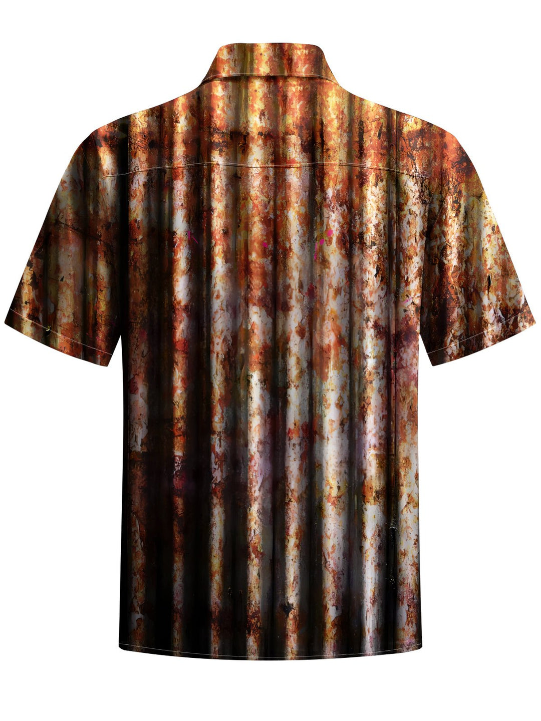 Alohadaddy® Vintage Rust Art Print Moisture Wicking Men&