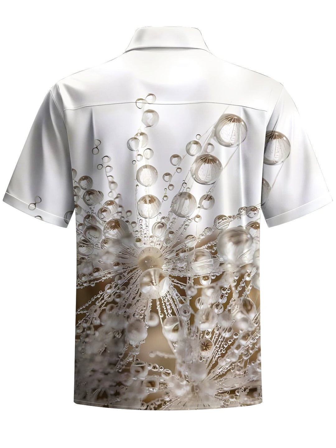 Alohadaddy® Casual Dandelion Water Drop Art Print Pocket Stretch Men&