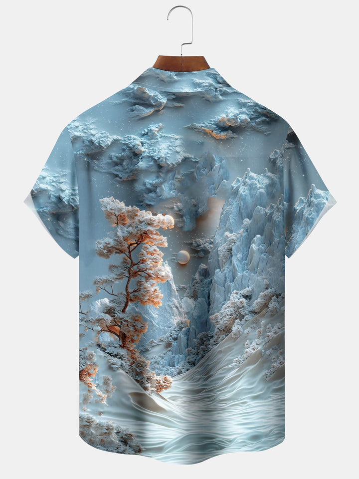Alohadaddy® Vintage 3D Embossed Art Print Pocket Stretch Men&