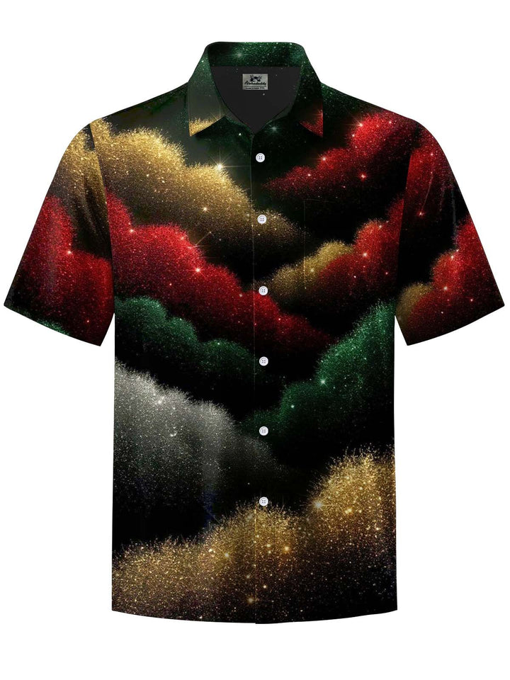 Alohadaddy® Christmas Abstract Art Print Pocket Stretch Men&