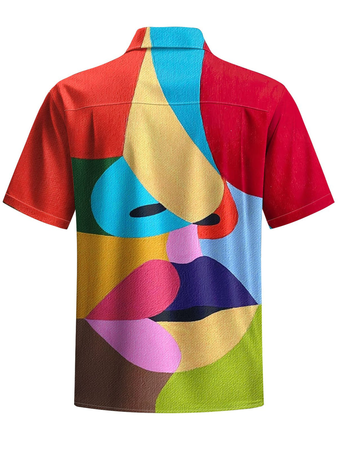 Alohadaddy® Casual Geometric Face Print Art Pocket Stretch Men&