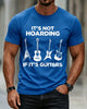 Alohadaddy® Casual Letter Guitar Music Print Short-Sleeve T-Shirt