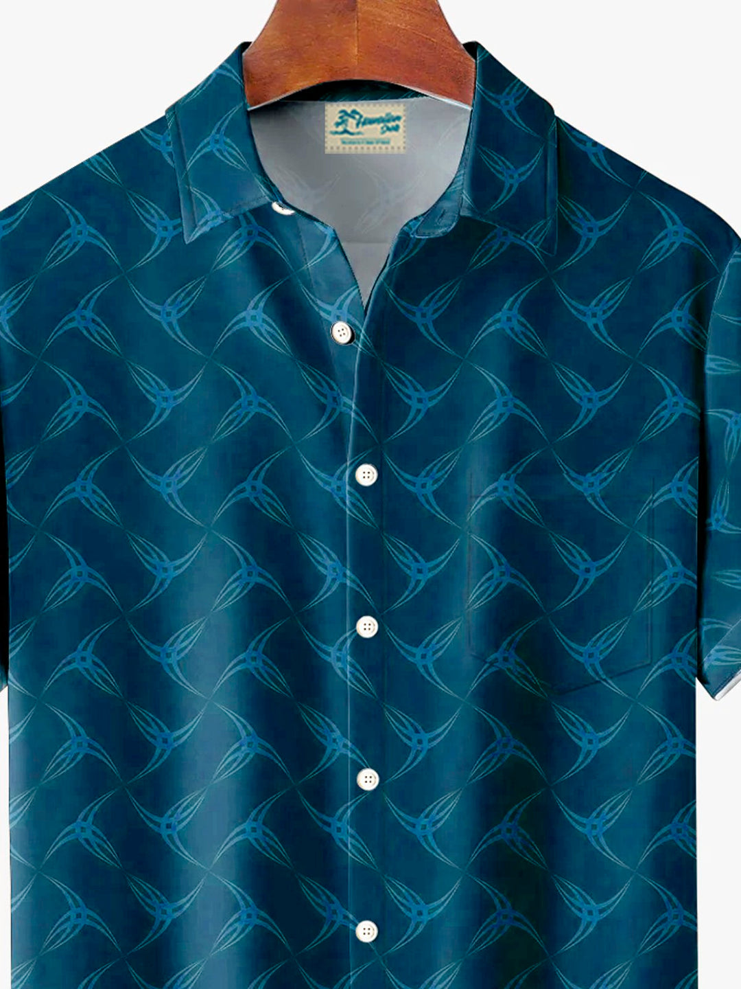 Alohadaddy Retro Geometric 3D Digital Print Men&