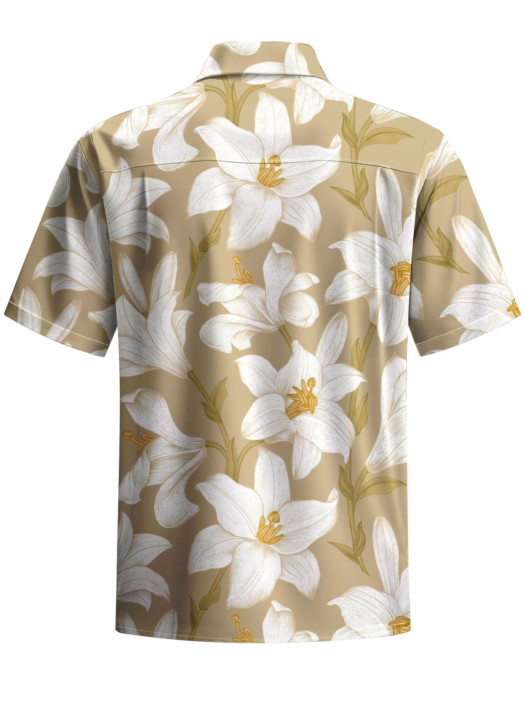 Alohadaddy® Hawaiian Floral Art Print Chest Pocket Men&