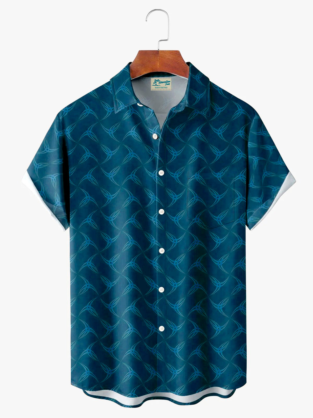 Alohadaddy Retro Geometric 3D Digital Print Men&