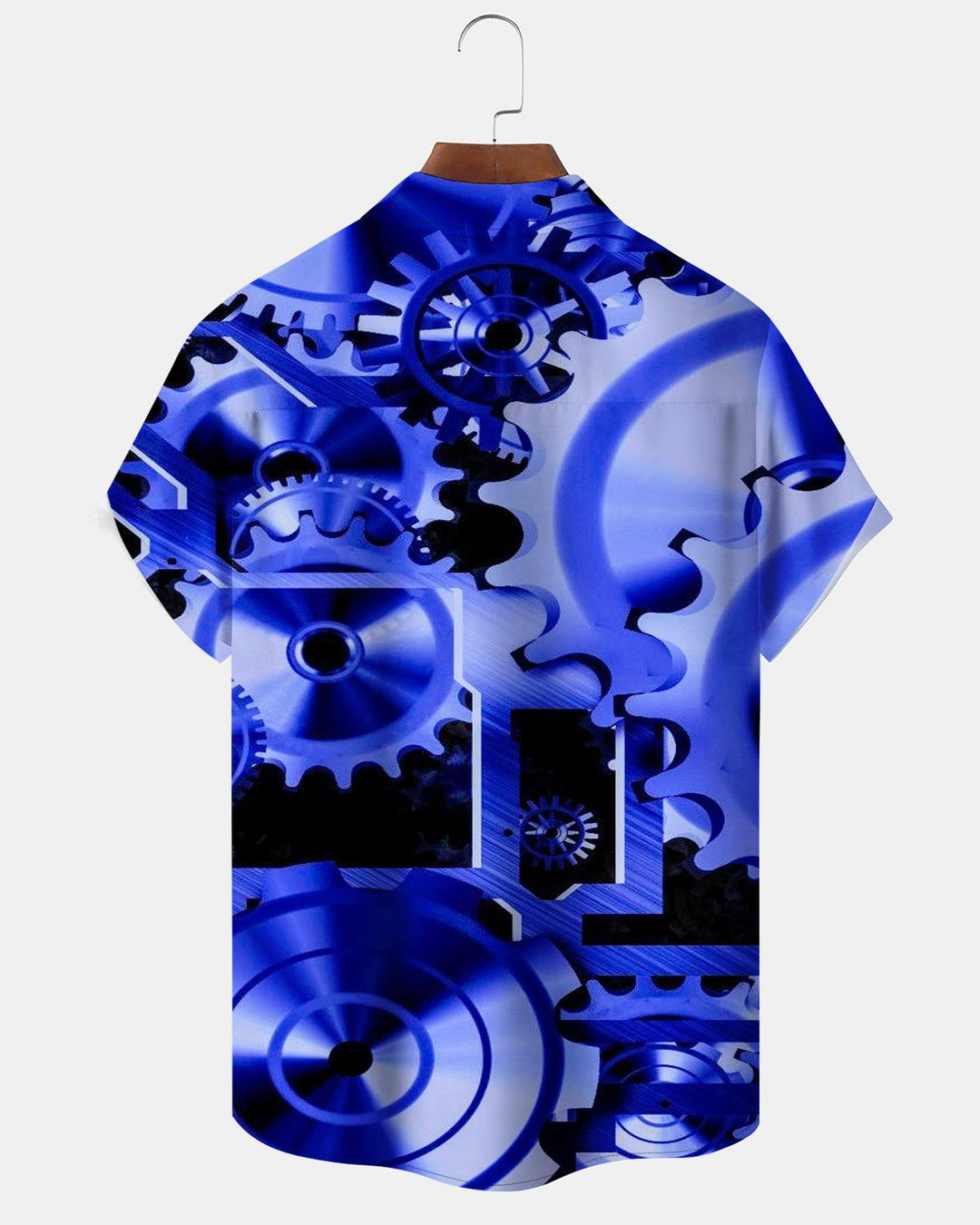 Alohadaddy® Casual Geometric Abstract Gear Print Men&