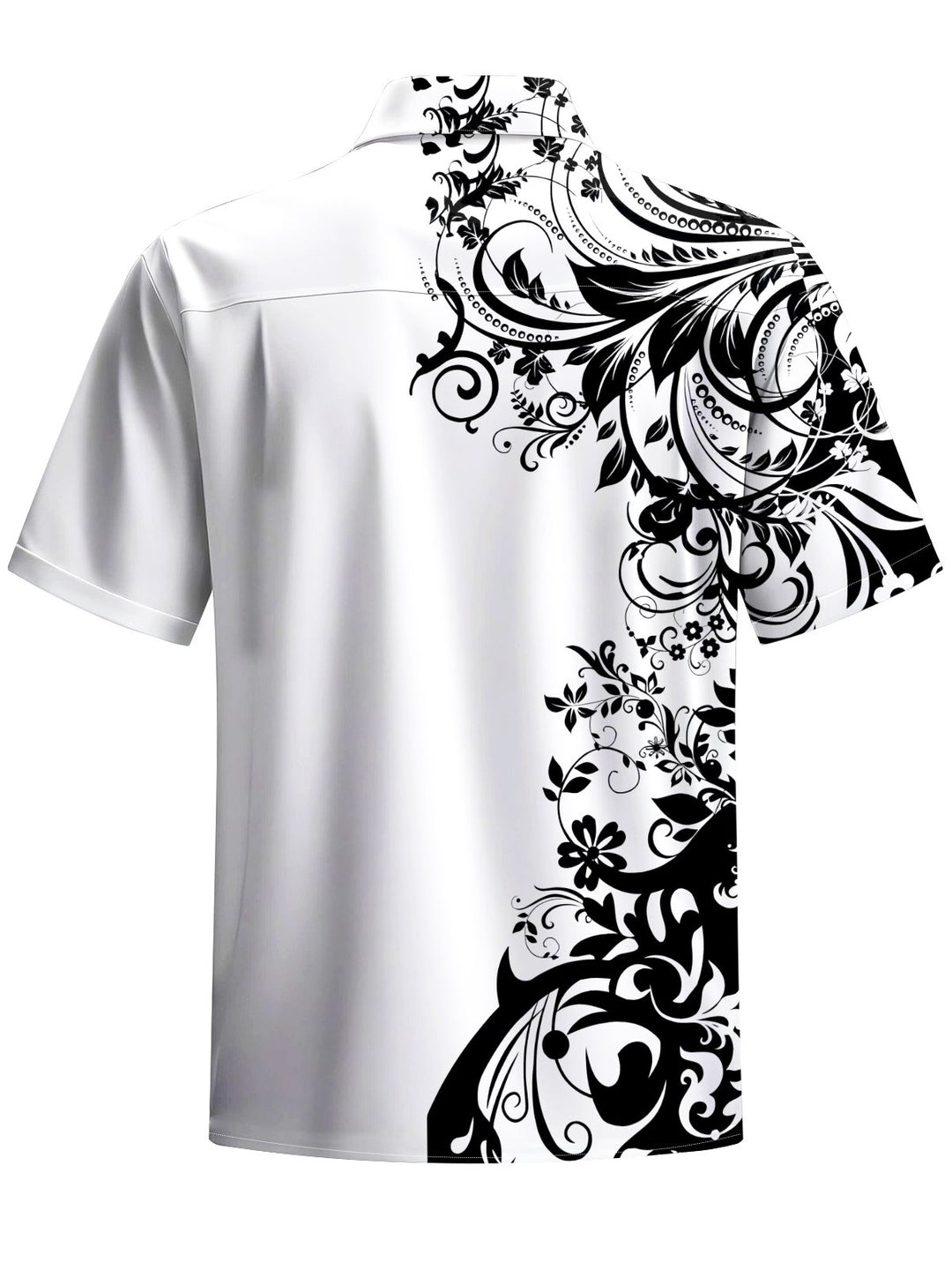 Alohadaddy® Casual Pattern Print Art Chest Pocket Men&