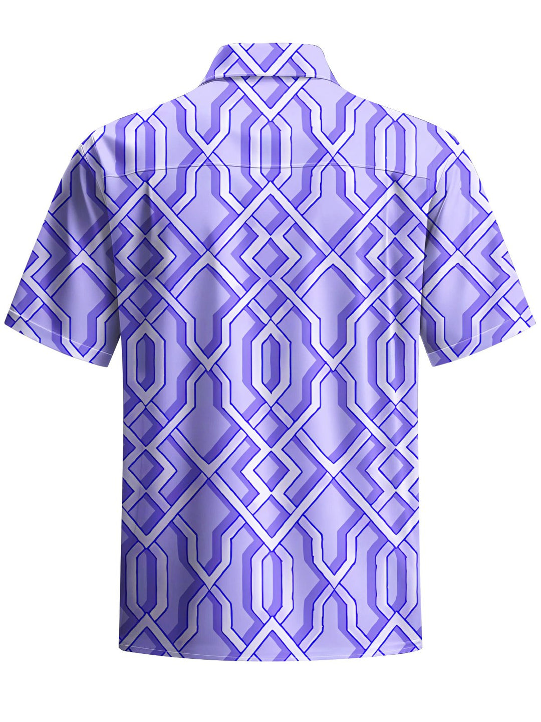 Alohadaddy® Casual Geometric Art Print Men&